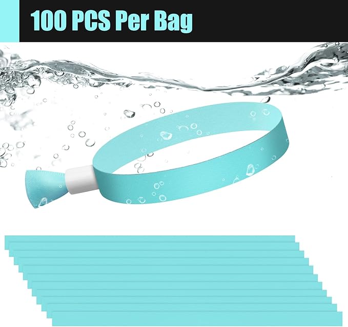 100 Pcs Cloth Event Wristbands, Event Wristbands, Colored Wrist Bands - Image 4