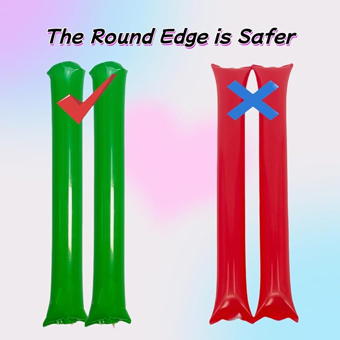 40pcs Round headTeam Spirit Boom Sticks Thunder Sticks Cheering Sticks Team - Image 4