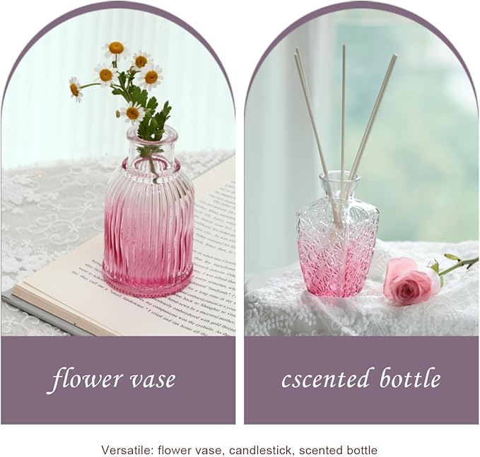 Bud Vases Set of 12, Glass Bud Vases in Bulk, Small Flower Vases - Image 6