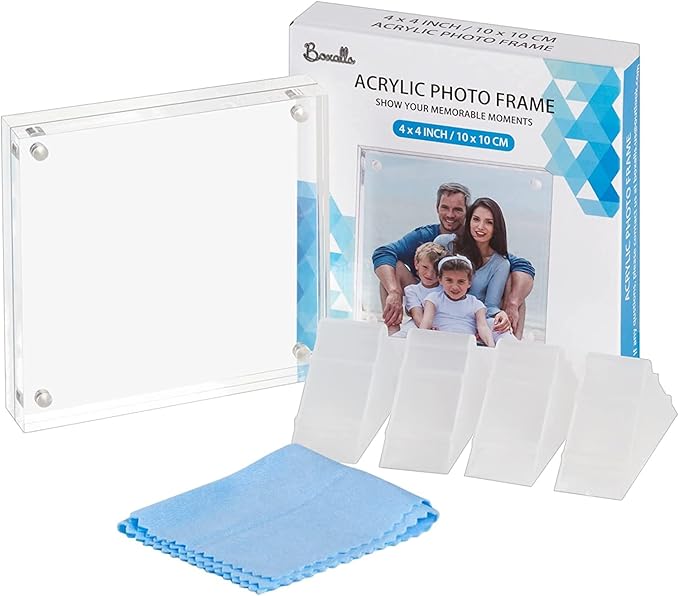 Boxalls 4x4 Inches Acrylic Picture Frames - Image 7