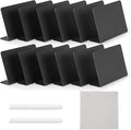 12 Pcs 4"x3" Mini Chalkboard Signs by JEFURE