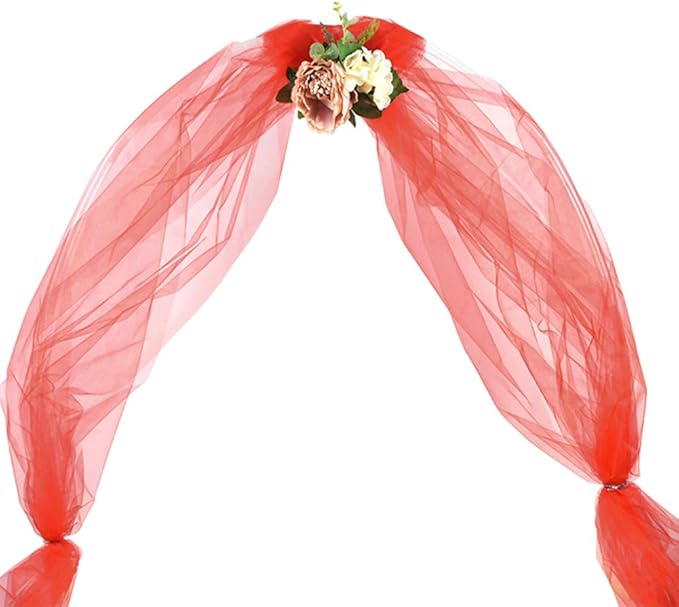 Crystal Organza Tulle Sheer Fabric Backdrop Curtains - Image 2