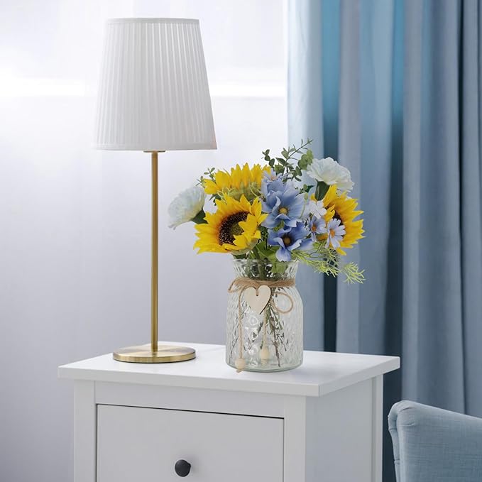 Leftover Faux Flowers in vase, Table centerpieces - Image 5