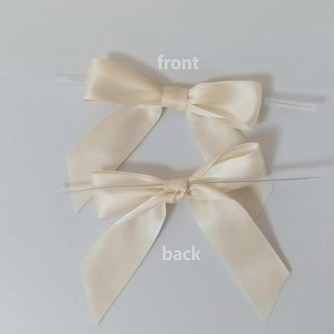 50pcs 3-1/2" Mini Satin Ribbon Bows - Image 4