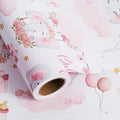 Aimyoo Pink Baby Shower Wrapping Paper Roll by Aimyoo