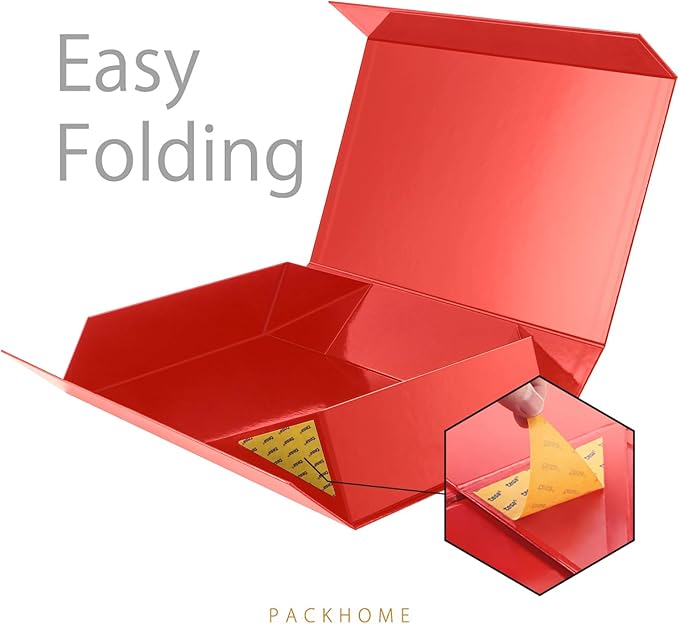 PACKHOME 6 Extra Large Gift Boxes 17.5x11.3x4.3 Inches, Sturdy Shirt Boxes - Image 4