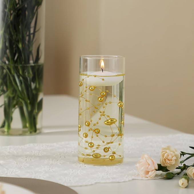 Set of 6 Glass Cylinder Vases for Centerpieces - Image 9
