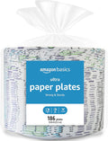 Amazon Basics Ultra Paper Plates, 10 Inch, Disposable by AmazonBasics