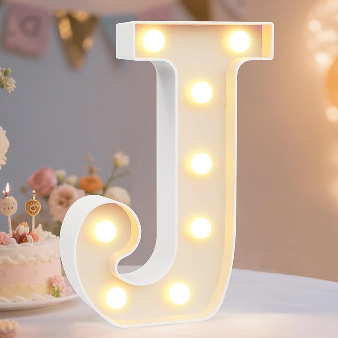 Pooqla LED Marquee Letter Lights Sign, Light Up Alphabet Letter by Pooqla