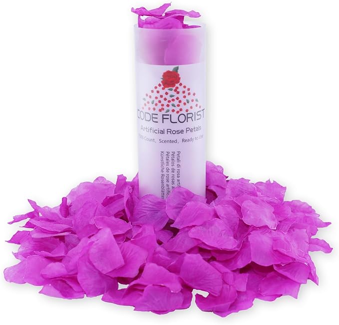 CODE FLORIST 1500 PCS Silk Rose Petals, Fake Rose Petals - Image 2