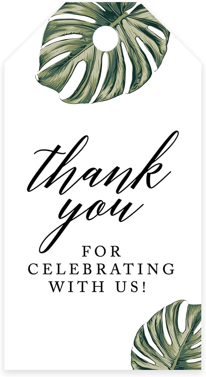 Andaz Press 100-Pack Thank You for Celebrating by AndazPress