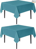 sancua Square Tablecloths 54x54 Inch, 2 Pack by sancua
