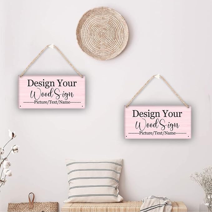 Personalized Rustic Wooden Sign, Custom Plaque Wall Hanging, Art Wood Board Sign - Image 6