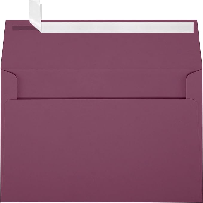 LUXPaper A9 Invitation Envelopes | Peel & Press | 5 3/4" x 8 3/4" | Vintage by LUXPaper