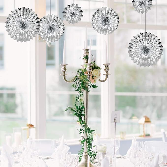 Hanging Paper Fans Party Set - Image 5