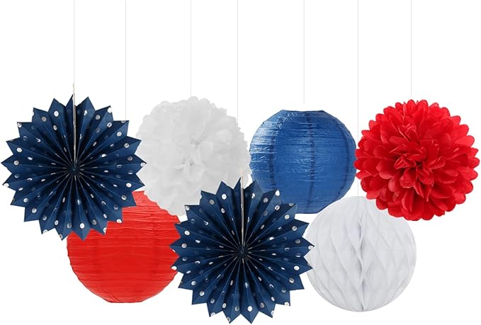 Fourth-4th of July-Imemorial Party-Decorations Lanterns - Image 4