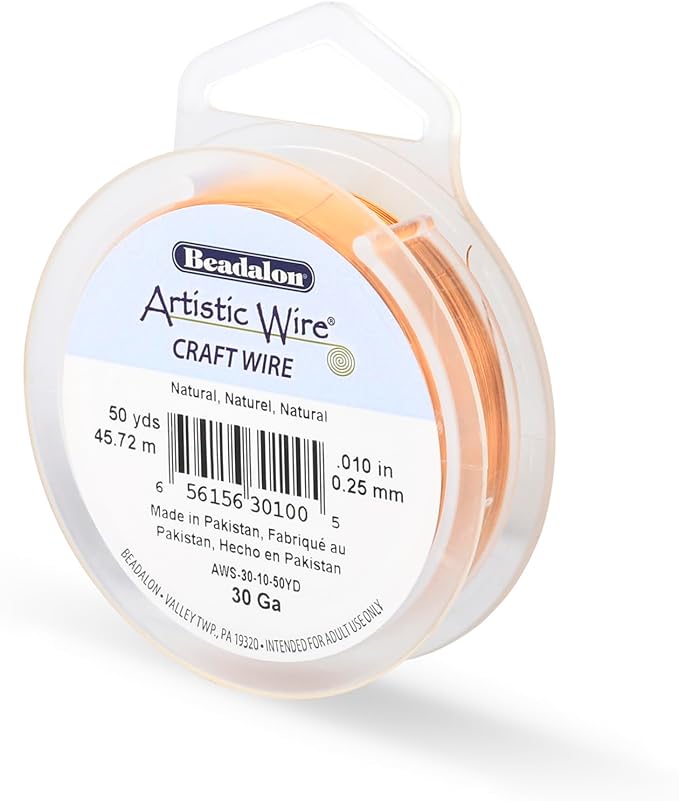 Artistic Wire, 30 Gauge Tarnish Resistant Colored Copper Craft Wire, 50 yd by Unknown