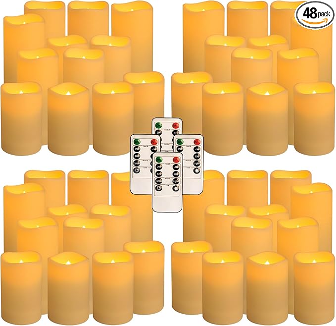48-Pack LED Flameless Candles by fclayvts