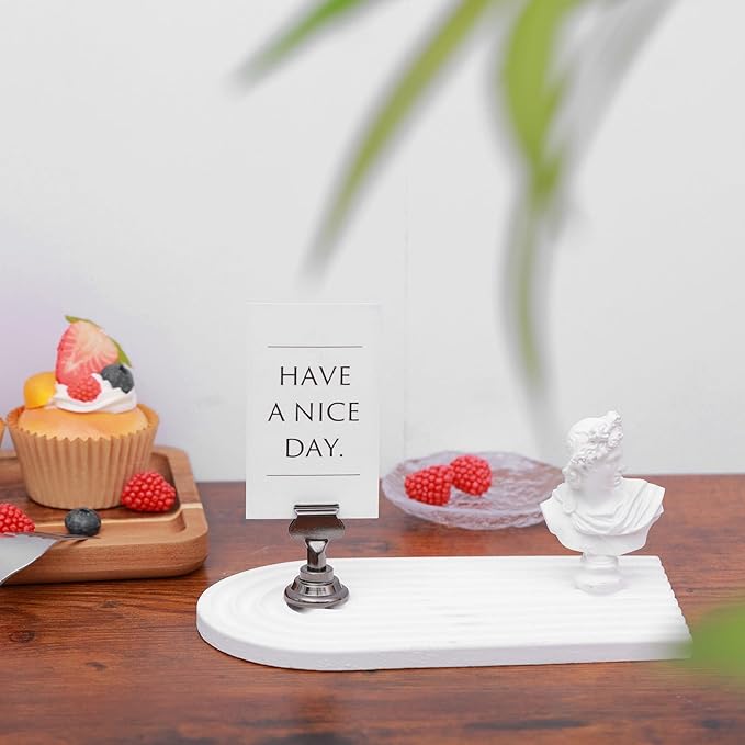 Urban Deco 16PK Table Number Holders Place Card Holders 1.7 Inch Table Card - Image 5