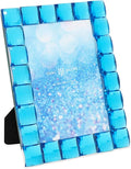 Isaac Jacobs Decorative Sparkling Turquoise Jewel Picture Frame, Photo Display by IsaacJacobs