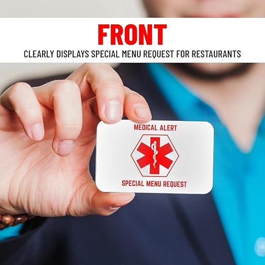 Bariatric Card for Restaurants, Special Menu Request Card, Portion Control - Image 6