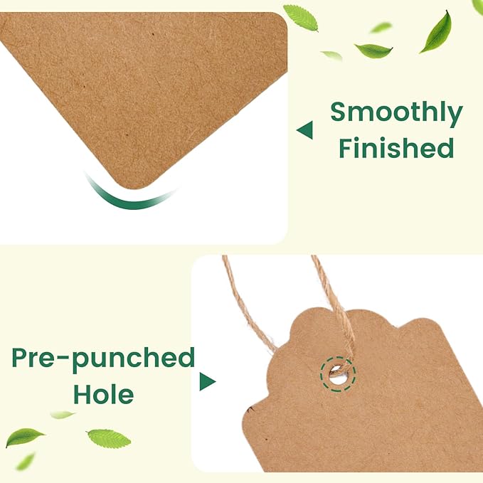 SallyFashion 200pcs Gift Tags - Image 7