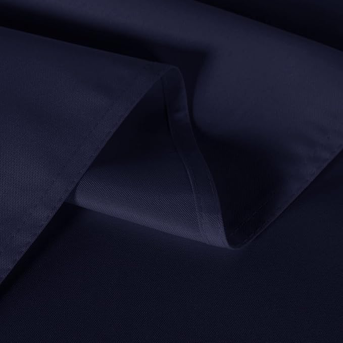 sancua 2 Pack Navy Tablecloth 54 x 54 Inch, Stain and Wrinkle Resistant Square - Image 4