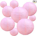 BEISHIDA Pink Round Paper Lanterns Hanging Decorative Chinese Paper Lanterns by Beishida