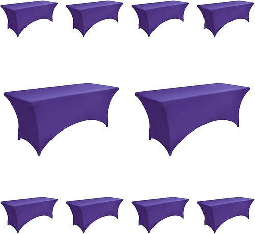 10-Pack 6ft Spandex Table Covers by Unknown