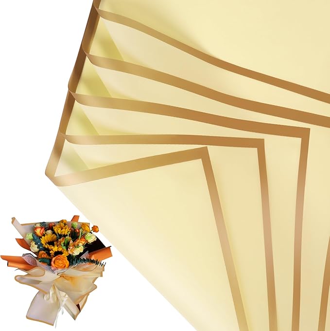 NESCCI 20 Sheet Flower Wrapping Paper by NESCCI