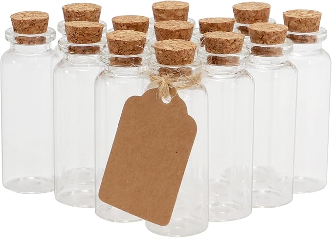 50 Pcs 20ml Mini Glass Bottles - Image 3