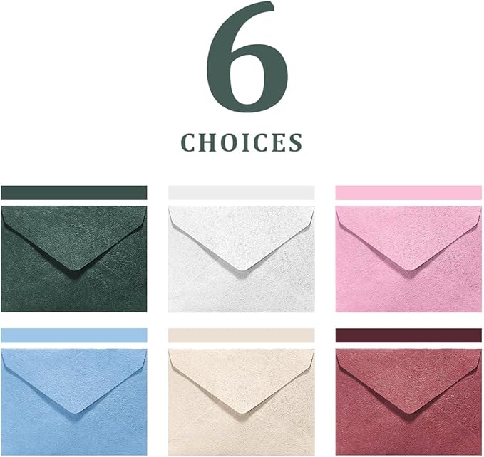 30 Pieces A6 Envelopes with 30 Seal Stickers, 6.32 x 4.45 inch Envelopes - Image 6