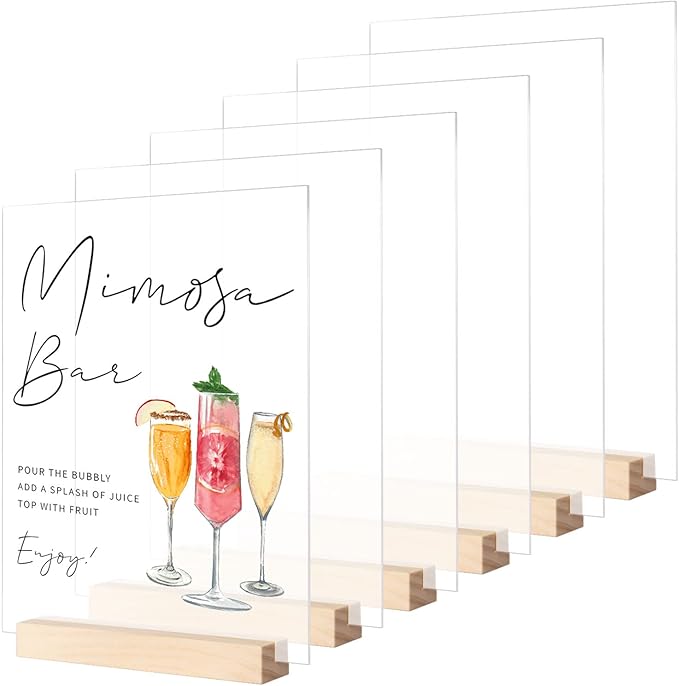 JINMURY 8x10 Inch Frosted Acrylic Sign by JINMURY