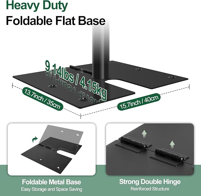 FUDESY Pipe and Drape Backdrop Stand Kit, 10x10ft Heavy Duty Backdrop Stand - Image 4