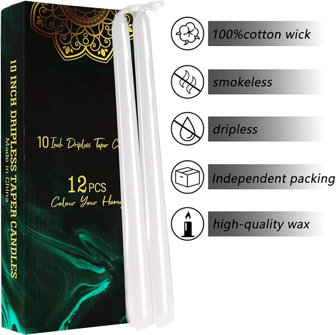Dripless Taper Candles - Image 6