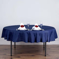 Efavormart Round Tablecloth, 90 Inch Stain & Wrinkle Resistant Washable Table by efavormart