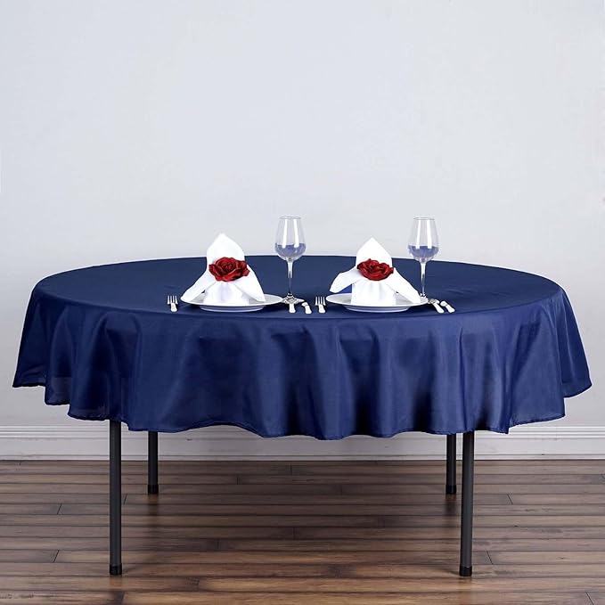 Efavormart Round Tablecloth, 90 Inch Stain & Wrinkle Resistant Washable Table by efavormart