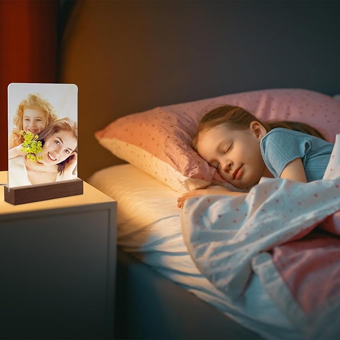 6" x 8"- 6 pcs Acrylic 4 pcs Frame Sublimation LED Acrylic Photo Frames Night - Image 7
