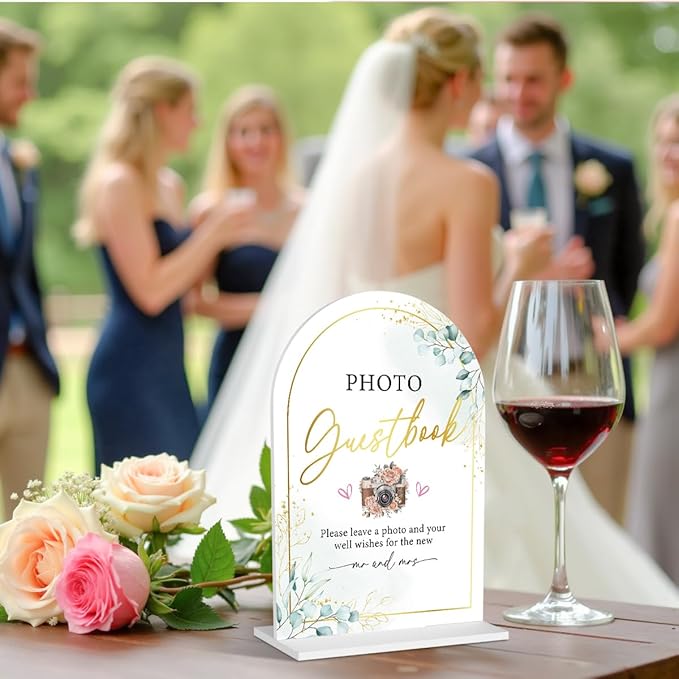 Acrylic Wedding Sign for Ceremony & Reception - Image 4