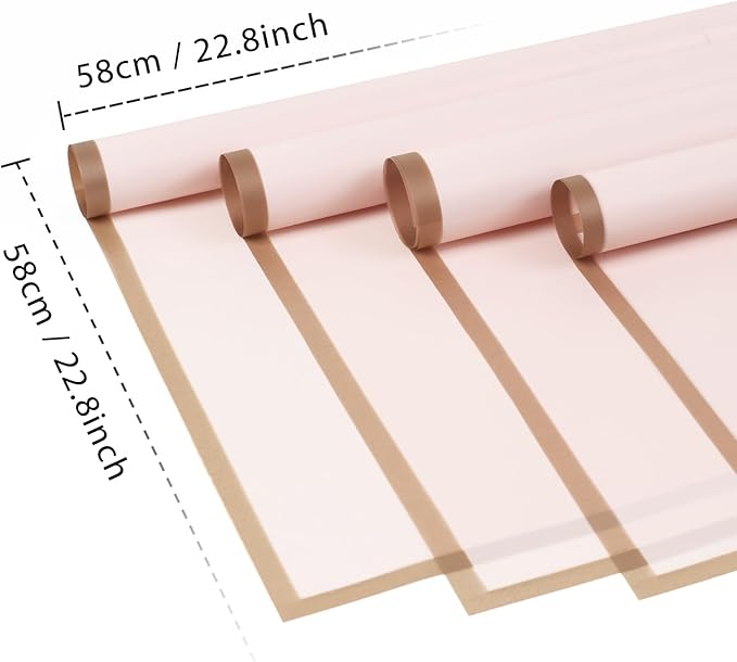 NESCCI 20 Sheet Flower Wrapping Paper - Image 2