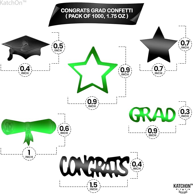 KatchOn, Shiny 2025 Congrats Grad Confetti - Image 4