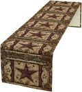 Wild West Table Runner, Rustic Farmhouse Texas Star Vintage Rodeo Cowboy Old by Unknown