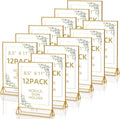 Acrylic Sign Holder 8.5X11 Double Sided Table Flyer Holder, Plastic Acrylic by PPH-SisyPurchaseNow