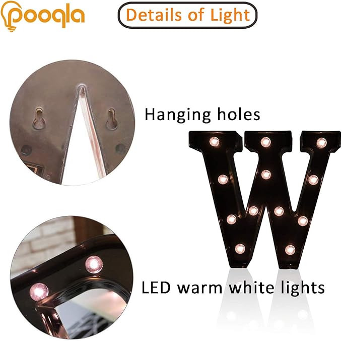 Decorative LED Illuminated Letter Marquee Sign - Image 2