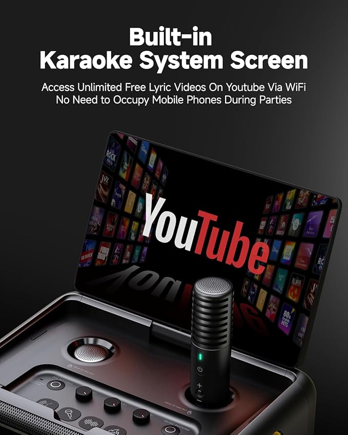 Ikarao Smart Karaoke Machine for Adults - - Image 3