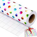 Yarcony Colorful Polka Dot Wrapping Paper Mini Roll, Gift Wrapping Paper by Atyarconywecreategiftwrappingpaperthatmakeseverypresentfeelextraspecialourdesignsblendstyleandqualityturningbirthdayschristmasandalloflife%E2%80%99scelebrationsintomomentstoremember