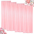 ShinyBeauty Sequin Curtains 4 Panels Baby Pink | 2Ft x 8Ft Sparkle Photo by ShinyBeauty