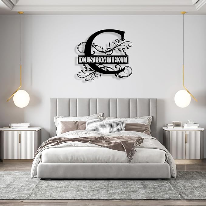 Custom Metal Name Sign, Personalized Family Last Name Signs - Image 9