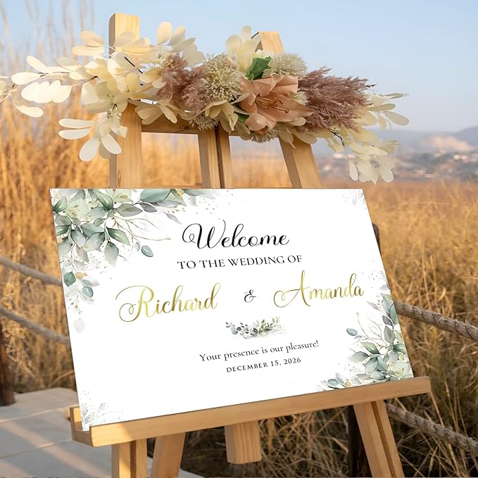 Welcome To Our Wedding Sign, Wedding Yard Signs, Welcome Sign - Image 2