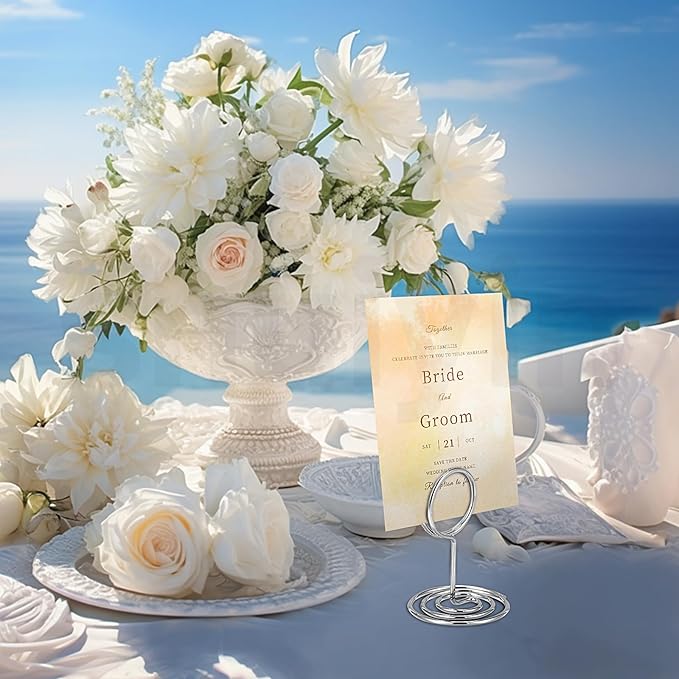 30PCS Table Number Holders Place Card Holder - Image 5